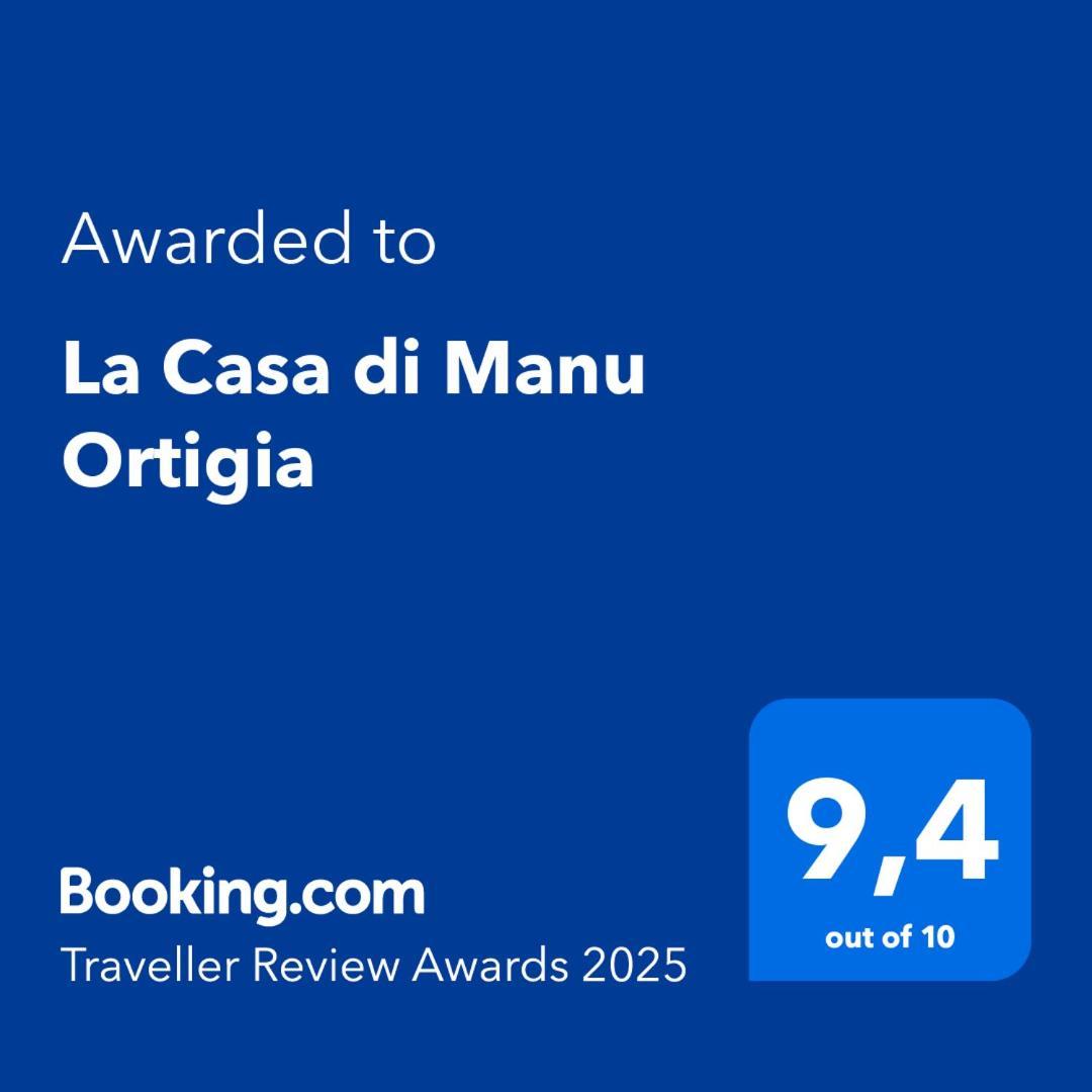 Вилла La Casa Di Manu Ortigia Сиракузы Экстерьер фото